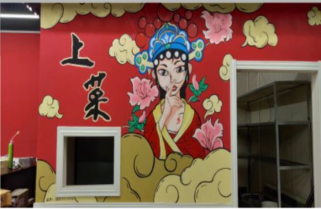 城固墙体彩绘的发展和应用