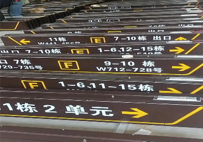 城固广告标识中，常见的几种安装方式。