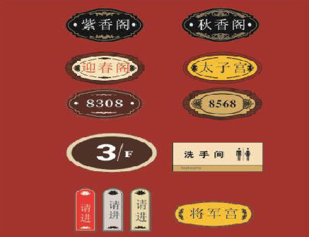 城固门牌设计制作三要素。